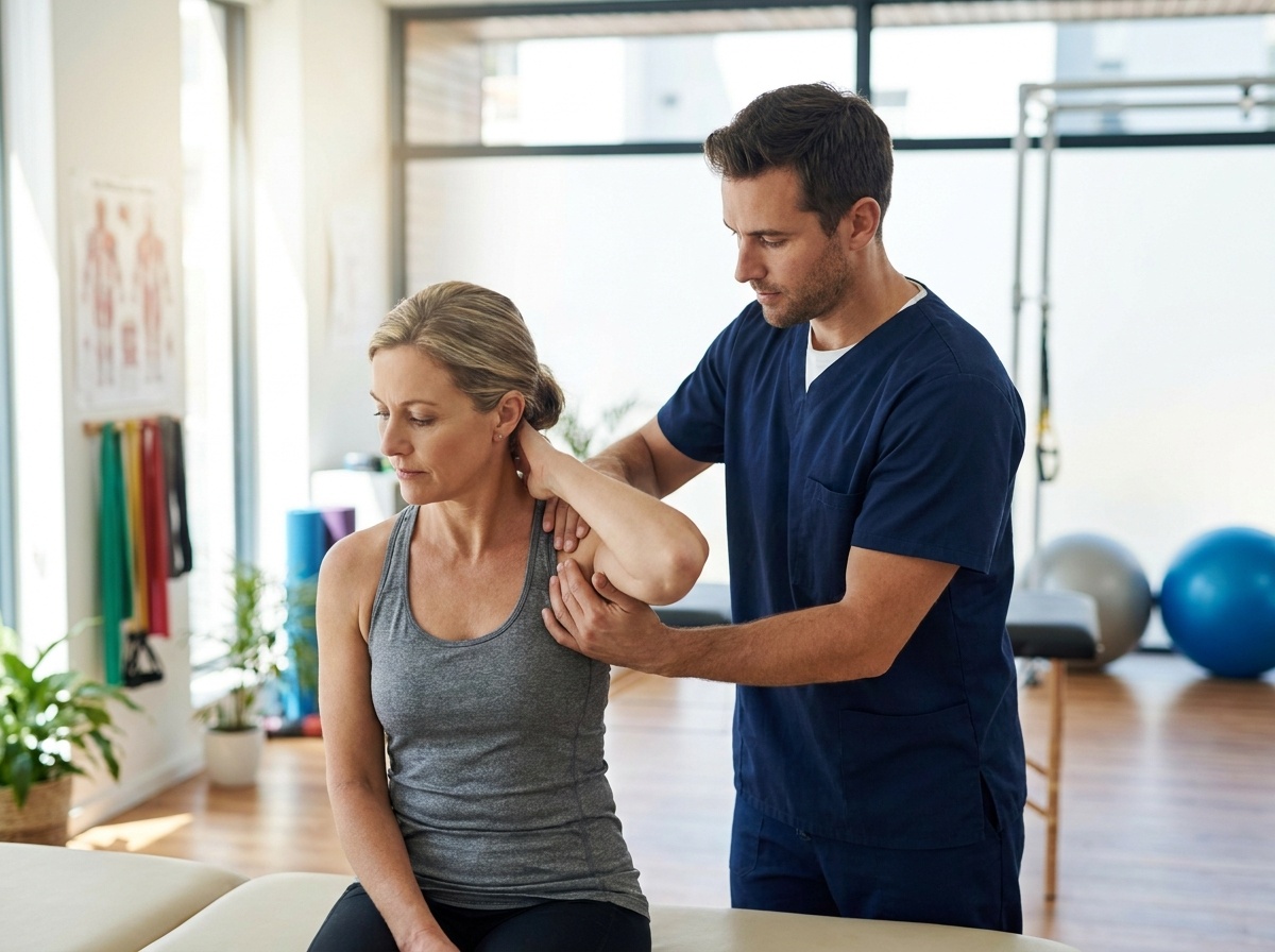 Manuelle physiotherapeutische Behandlung